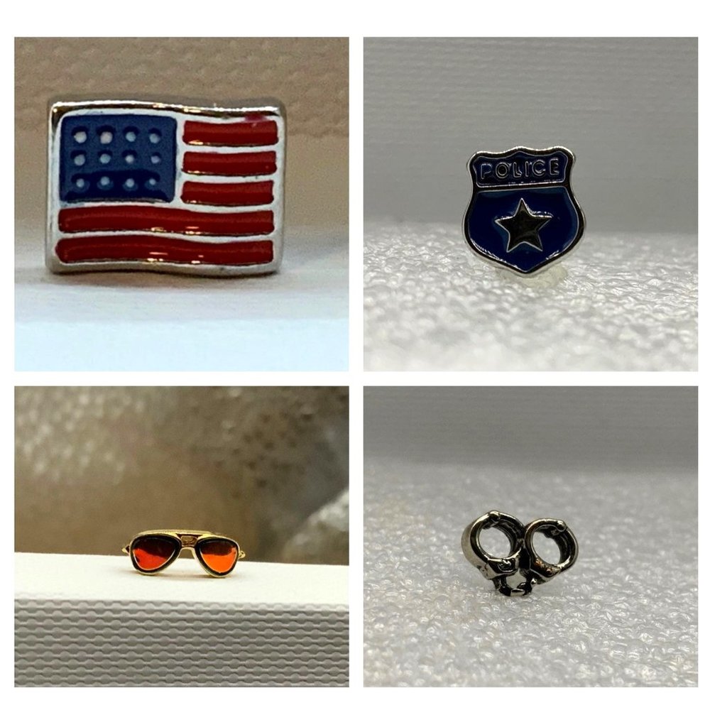 Origami Owl Charms (Police Theme)